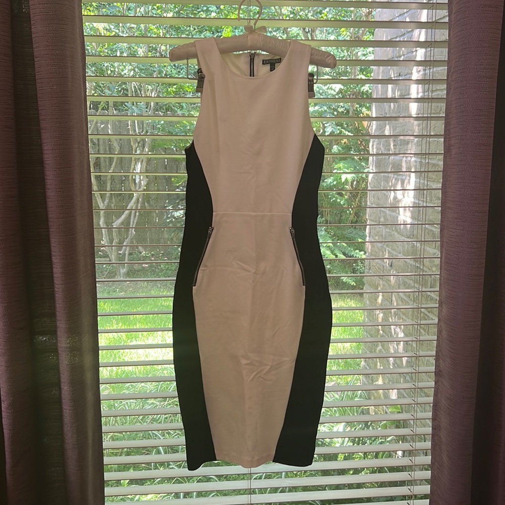 Express sleeveless zipper dress
